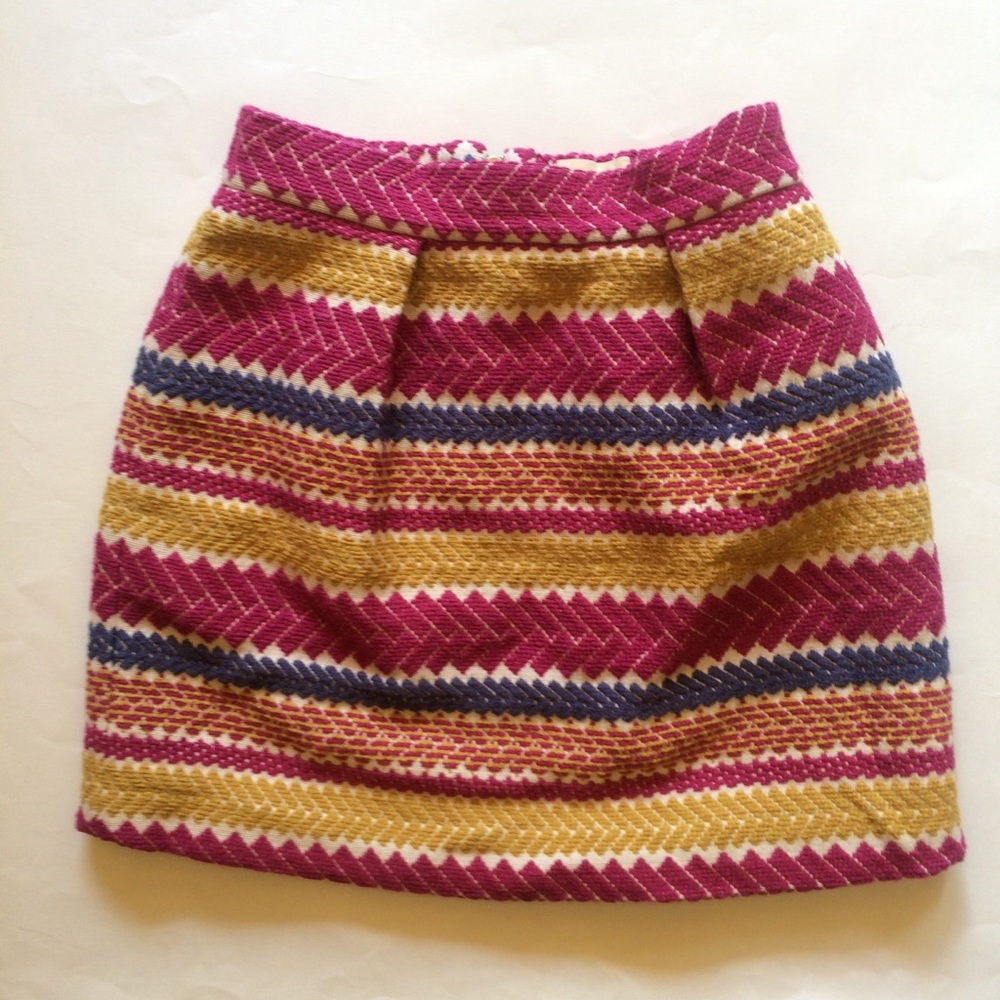 Anthropologie nomad Morgan carper skirt
